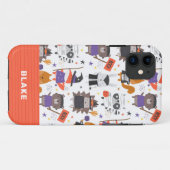 Cute Halloween Animals Persoonlijk Case-Mate iPhone Case (Achterkant (horizontaal))