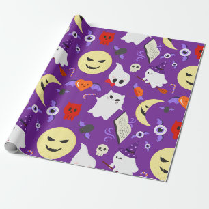 Cute Halloween Attributes Cadeaupapier