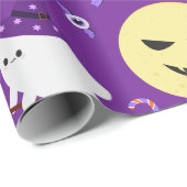 Cute Halloween Attributes Cadeaupapier (Rol Hoek)
