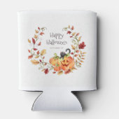 Cute Halloween Autumn Foliage Blikjeskoeler (Achterkant)