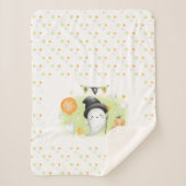 Cute Halloween Baby Sherpa Blanket Deken (Voorkant)
