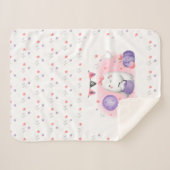 Cute Halloween Baby Sherpa Blanket Girl Deken (Voorkant (horizontaal))