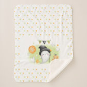 Cute Halloween Baby Sherpa Blanket Sherpa Deken (Voorkant)