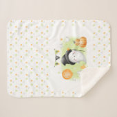 Cute Halloween Baby Sherpa Blanket Sherpa Deken (Voorkant (horizontaal))