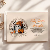 Cute Halloween Baby shower Kaart