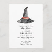 Cute Halloween Baby shower Witch's Pet Simple Briefkaart (Voorkant)
