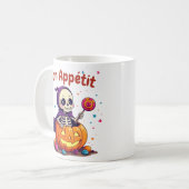 Cute Halloween baby skeleton mug Koffiemok (Voorkant links)