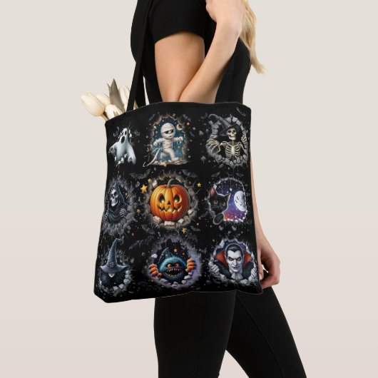 Cute Halloween Bag Tote Bag (Dichtbij)