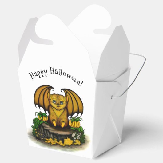 Cute Halloween Bat Bedankdoosjes (Geopend)