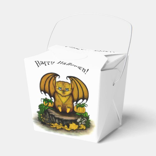 Cute Halloween Bat Bedankdoosjes (Voorkant Zijde)