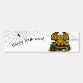 Cute Halloween Bat Bumpersticker (Voorkant)