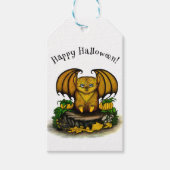 Cute Halloween Bat Cadeaulabel (Voorkant)