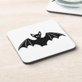 Cute halloween bat cartoon drankjes onderzetter (Linkerzijde)