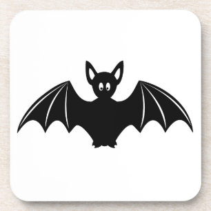 Cute halloween bat cartoon drankjes onderzetter