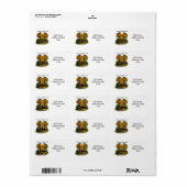 Cute Halloween Bat Etiket (Full Sheet)