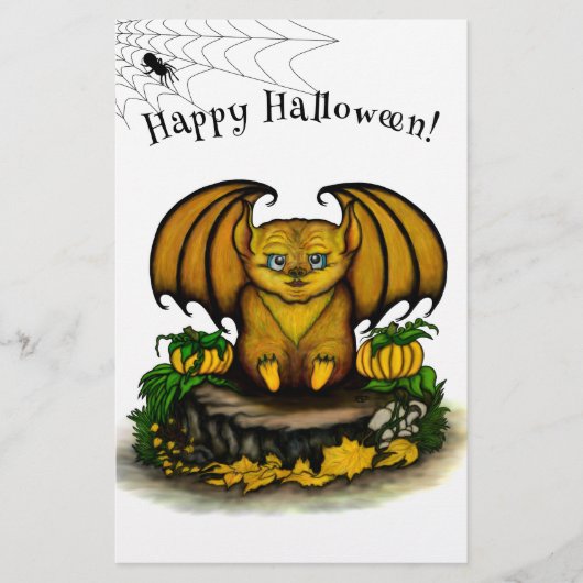 Cute Halloween Bat Flyer (Voorkant)