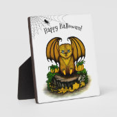 Cute Halloween Bat Fotoplaat (Voorkant)