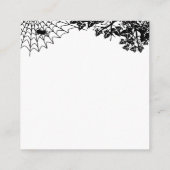 Cute Halloween Bat Informatiekaartje (Achterkant)