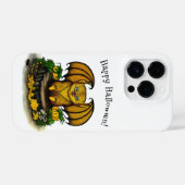 Cute Halloween Bat iPhone Hoesje (Achterkant horizontaal)