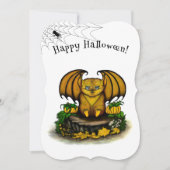 Cute Halloween Bat Kaart (Voorkant)