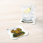 Cute Halloween Bat Kartonnen Onderzetters (Insitu)