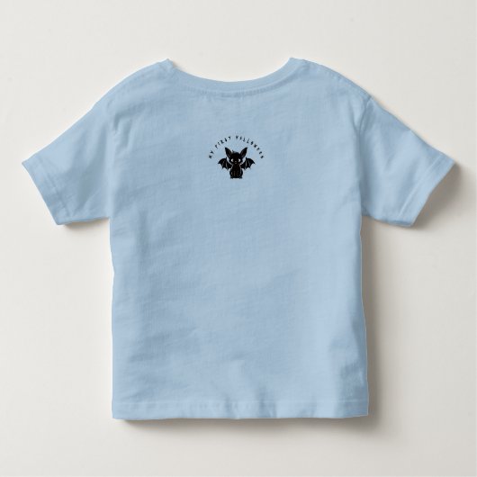 Cute Halloween Bat Kinder Shirts (Achterkant)
