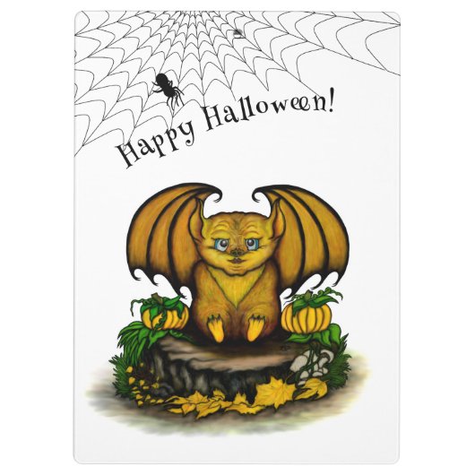 Cute Halloween Bat Klembord (Achterkant)