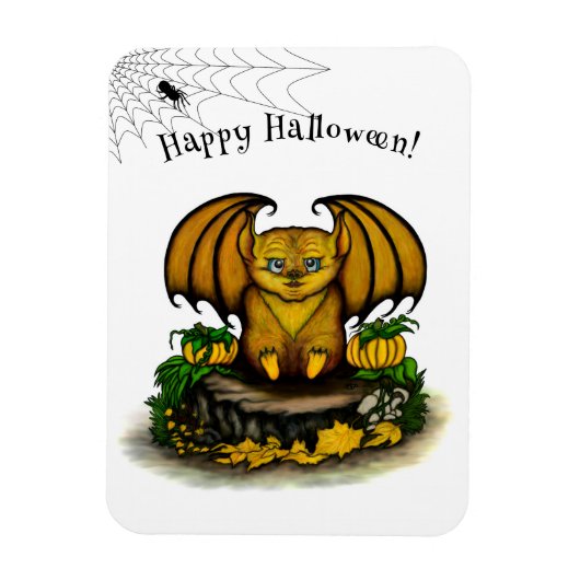Cute Halloween Bat Magneet (Verticaal)