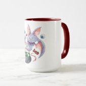 Cute Halloween Bat Mok (Voorkant rechts)