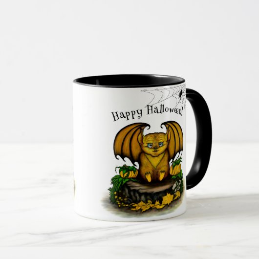 Cute Halloween Bat Mok (Voorkant rechts)