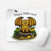 Cute Halloween Bat Muismat (Met muis)