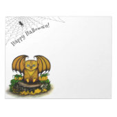 Cute Halloween Bat Notitieblok (Voorkant)