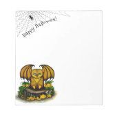 Cute Halloween Bat Notitieblok (Voorkant)