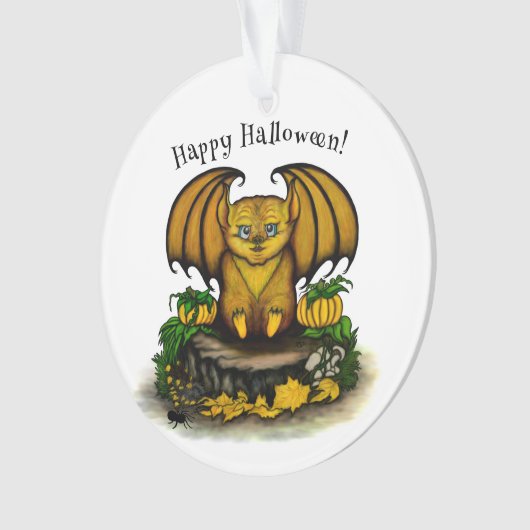 Cute Halloween Bat Ornament (voorkant)