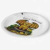 Cute Halloween Bat Papieren Bordje (Gekanteld)