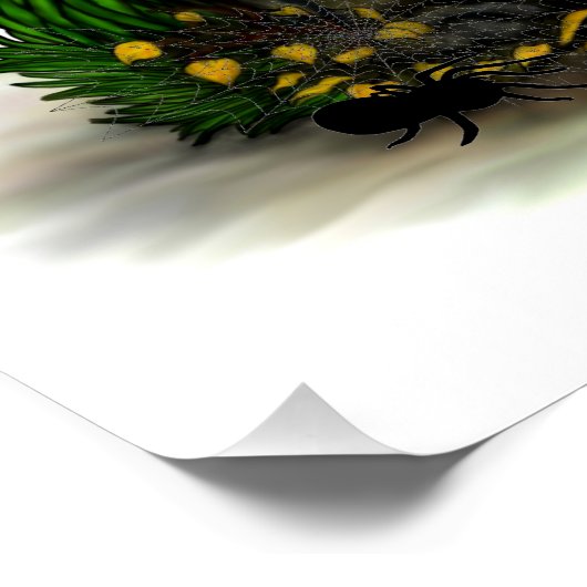 Cute Halloween Bat Perfect Poster (Hoek)