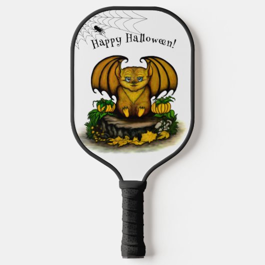 Cute Halloween Bat Pickleball Paddle (Voorkant)
