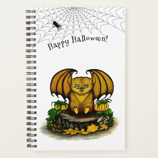 Cute Halloween Bat Planner (Voorkant)