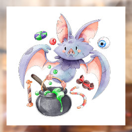 Cute Halloween Bat Raamsticker