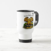 Cute Halloween Bat Reisbeker (Voorkant rechts)