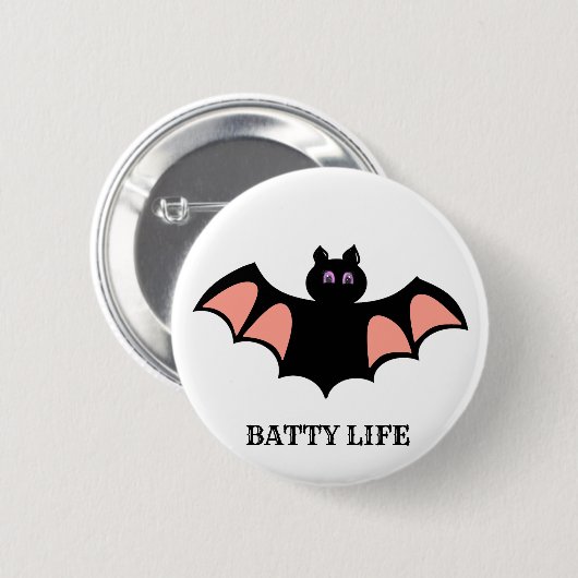 Cute Halloween Bat Ronde Button 5,7 Cm (Voorkant /achterkant)