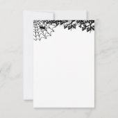 Cute Halloween Bat RSVP Kaartje (Achterkant)