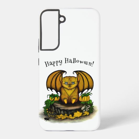 Cute Halloween Bat Samsung Galaxy Hoesje (Achterkant)