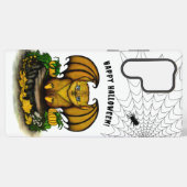 Cute Halloween Bat Samsung Galaxy Hoesje (Achterkant horizontaal)