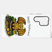 Cute Halloween Bat Samsung Galaxy Hoesje (Achterkant horizontaal)