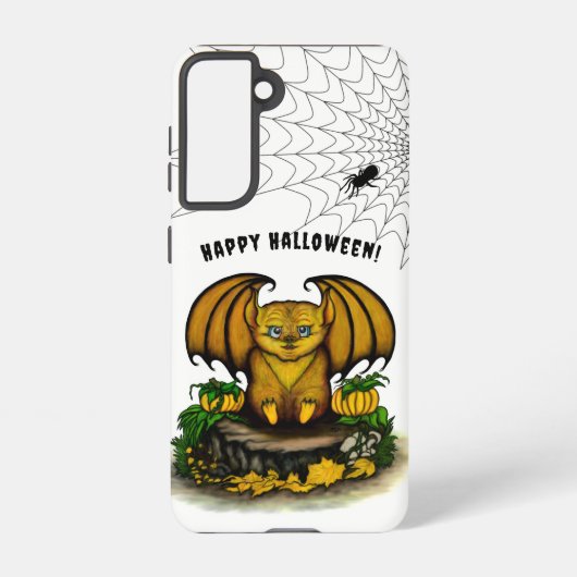 Cute Halloween Bat Samsung Galaxy Hoesje (Achterkant)