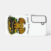 Cute Halloween Bat Samsung Galaxy Hoesje (Achterkant horizontaal)