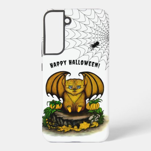 Cute Halloween Bat Samsung Galaxy Hoesje (Achterkant)