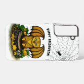 Cute Halloween Bat Samsung Galaxy Hoesje (Achterkant horizontaal)
