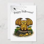 Cute Halloween Bat Save The Date (Voorkant)